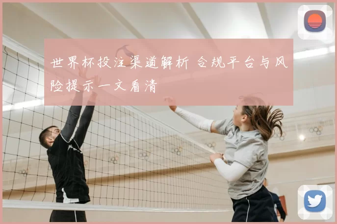 世界杯投注渠道解析 合规平台与风险提示一文看清