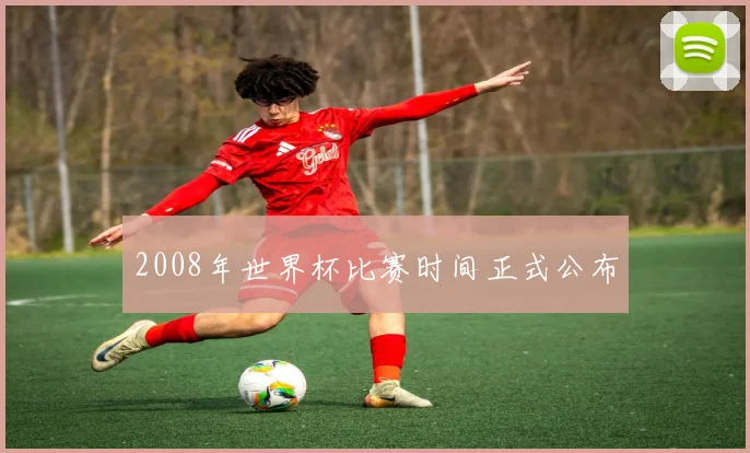 2008年世界杯比赛时间正式公布