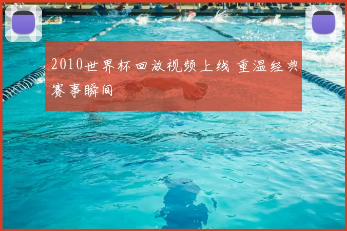 2010世界杯回放视频上线 重温经典赛事瞬间